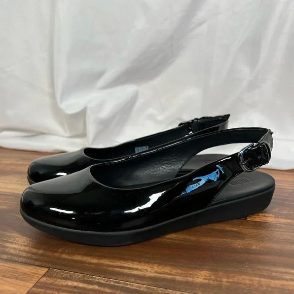 Fitflop Shoes Fitflop Sarita Sling Back Flats Womens Leather